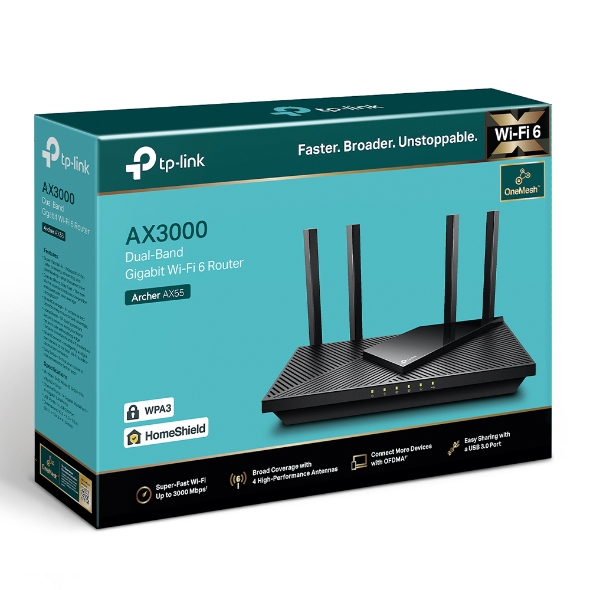 Router WIFI TPLink Archer AX55